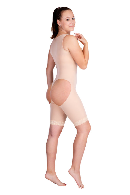 Lipoelastic VF Body BBO – Post-OP Ganzkörper-Body mit offenem Gesässbereich