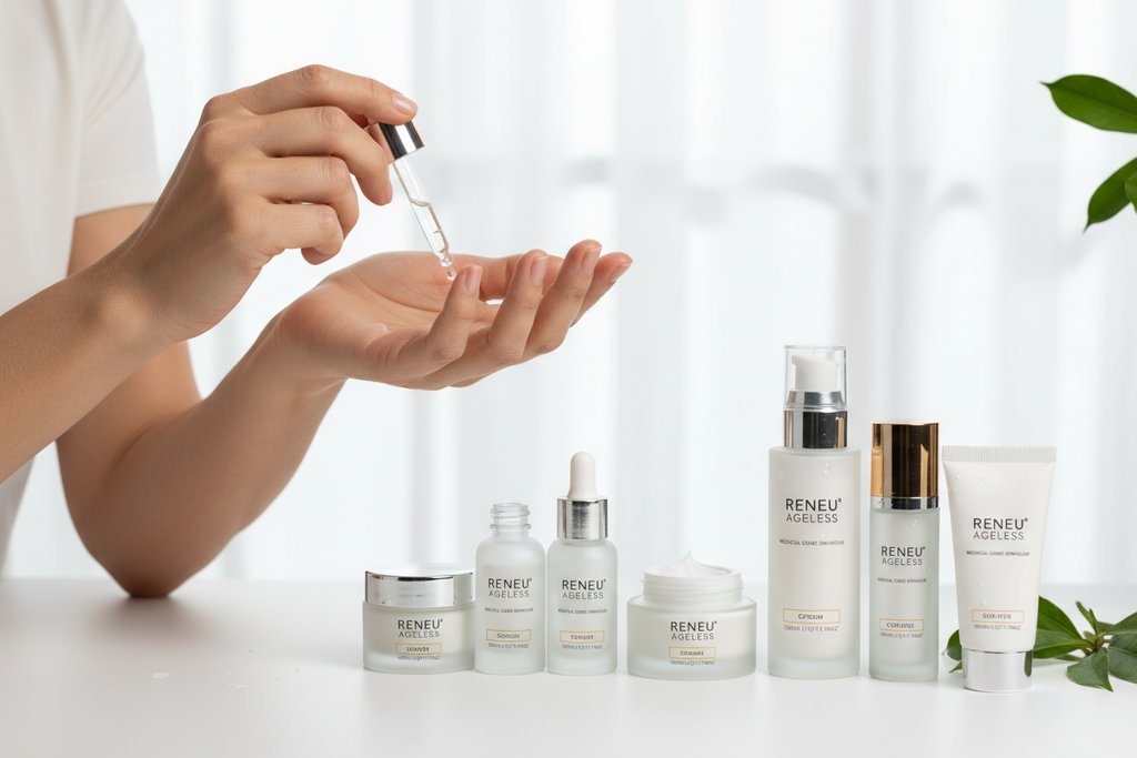 Anti-Aging Pflegeroutine: Serum und Cream Anwendung für optimale Ergebnisse