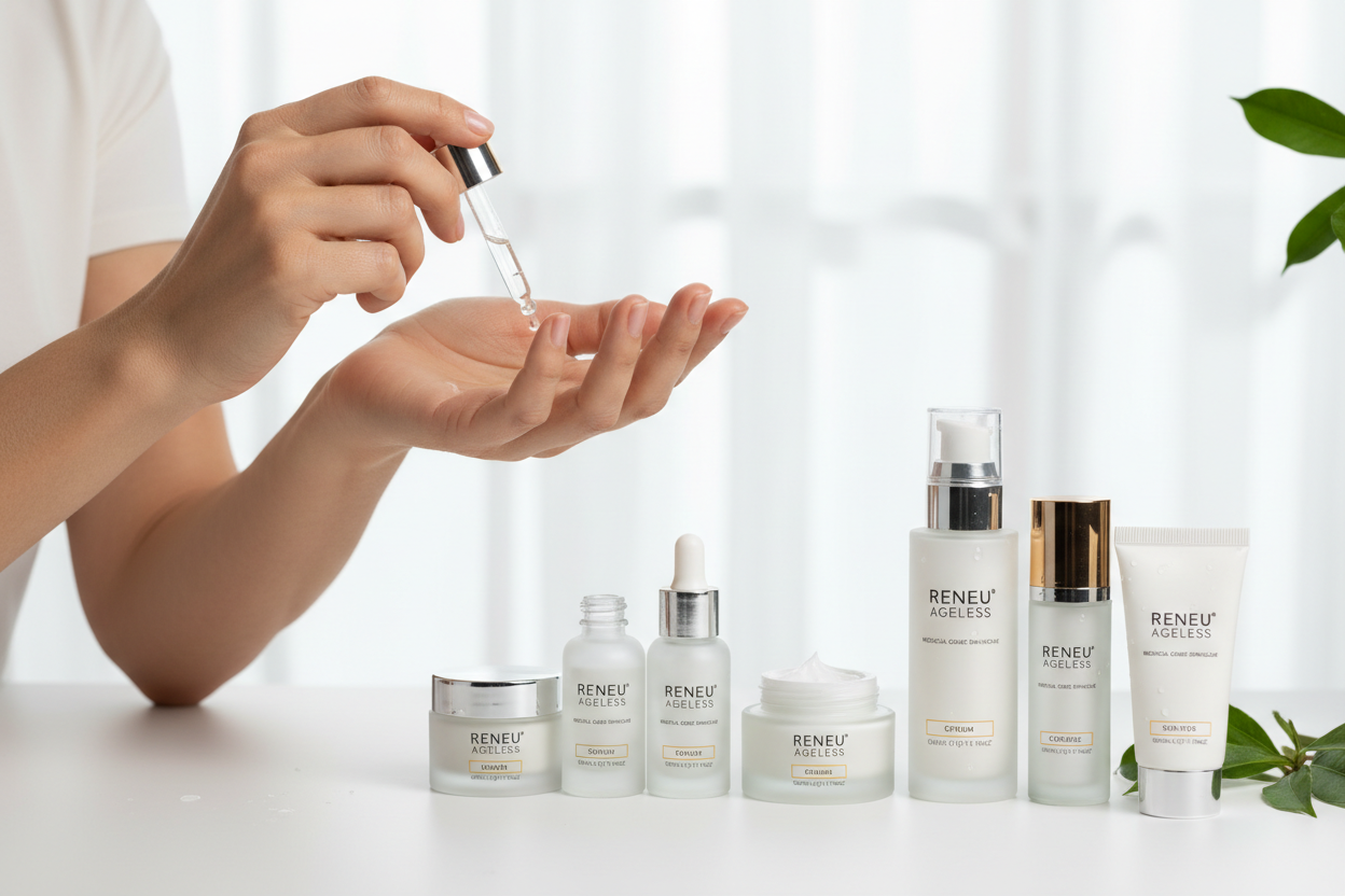 Anti-Aging Pflegeroutine: Serum und Cream Anwendung für optimale Ergebnisse